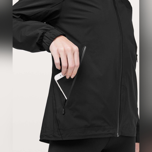 Lululemon Here To Move Jacket Black Sz 12 - Picture 5 of 9